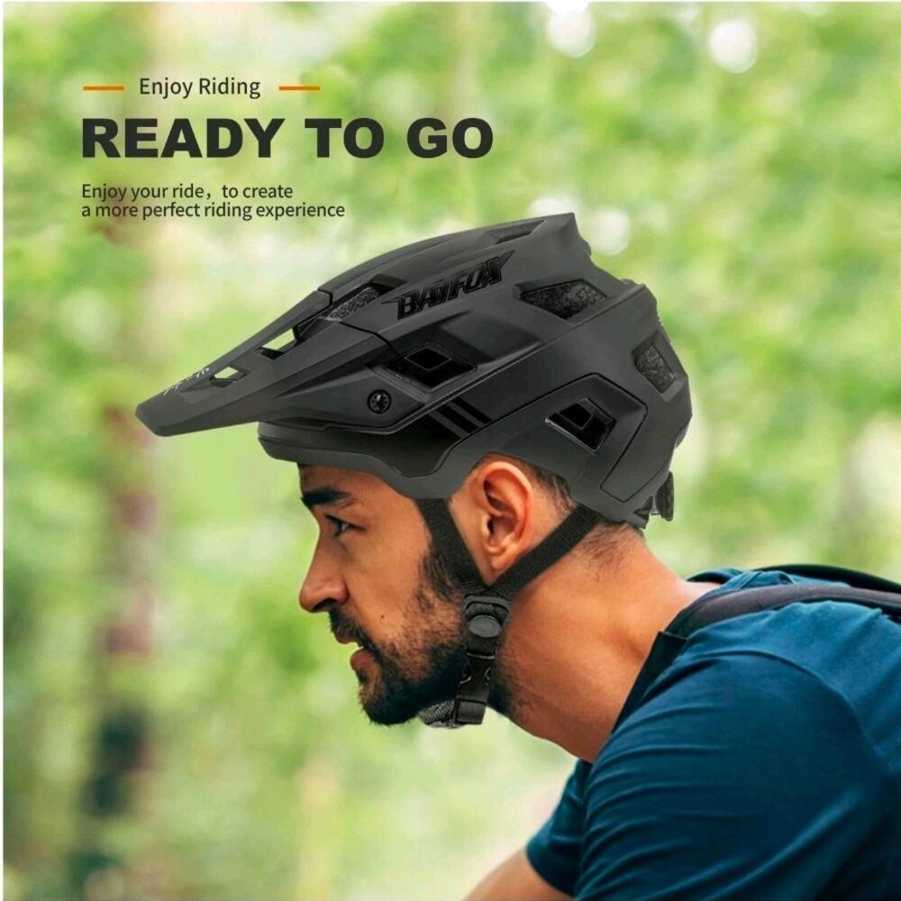 Medium BATFOX Bike Helmet,Mountain Bike BMX Cycling for Men Women Adults Youth
